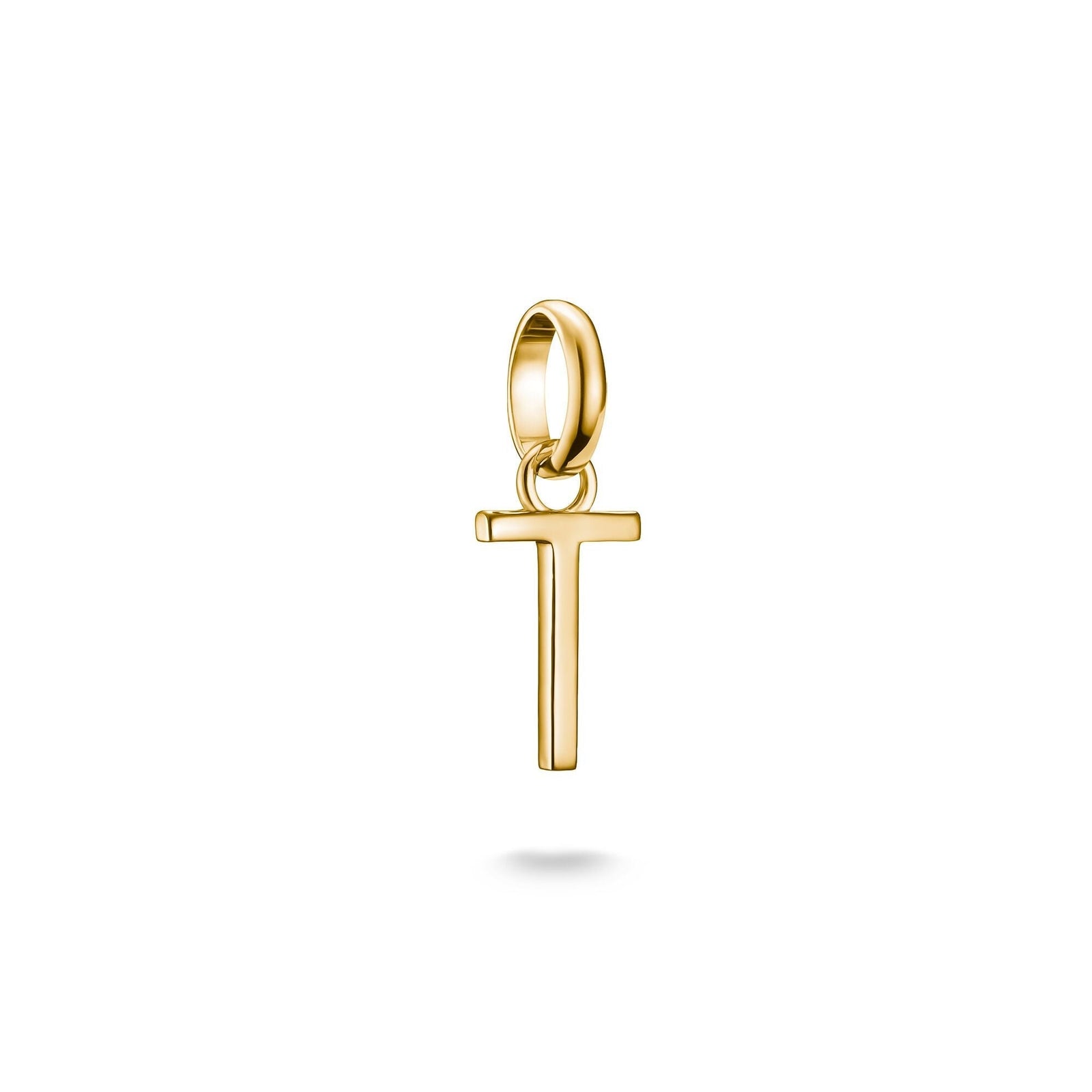 THOMAS SABO Connect Charm letter T Gold - B & S Lyncris Jewellers