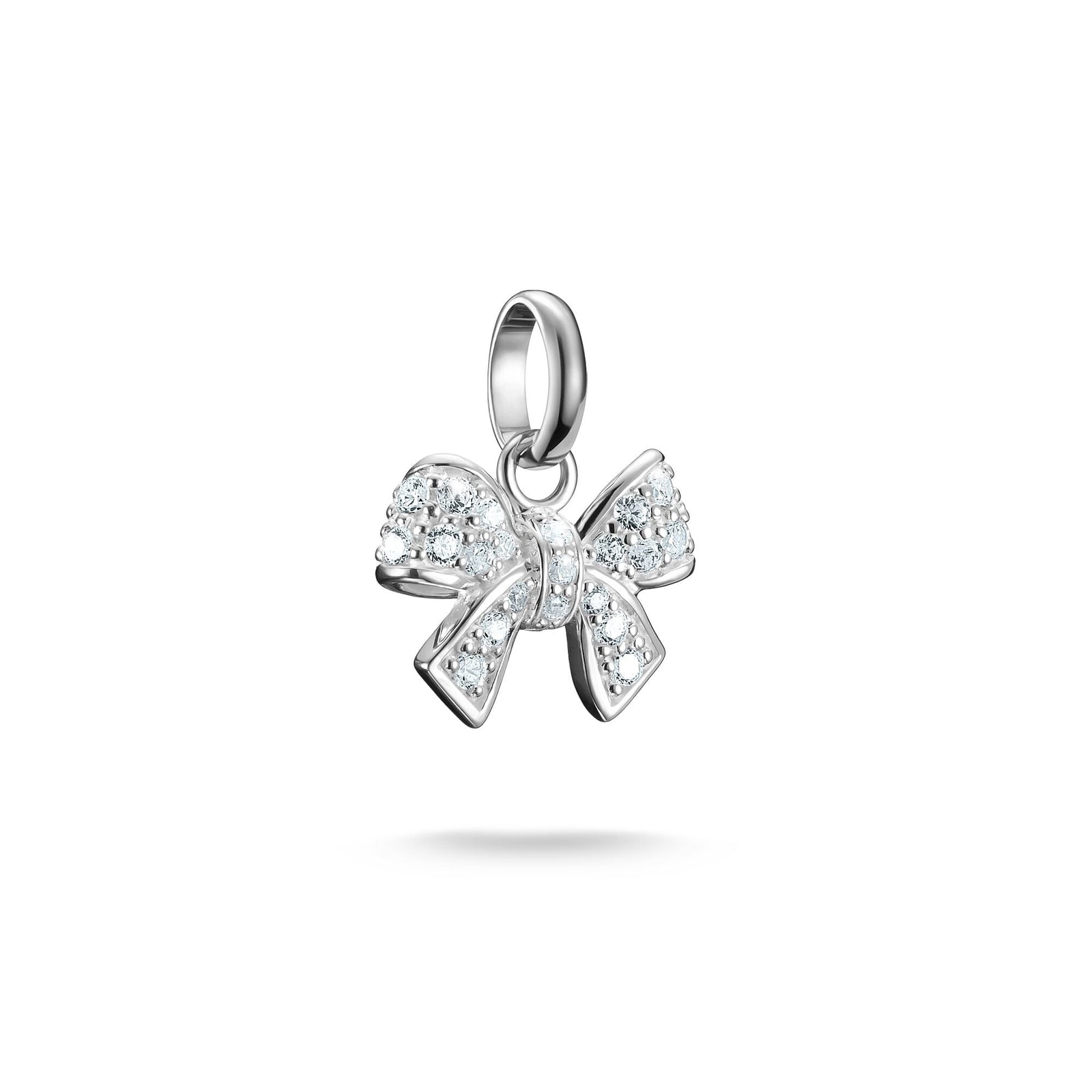 THOMAS SABO Connect Charm bow with stones in Silver - B & S Lyncris Jewellers