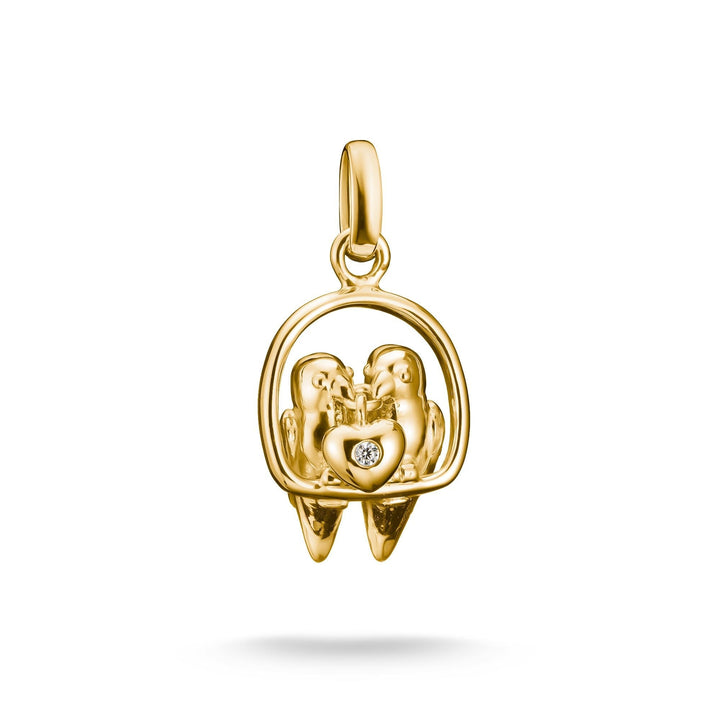 THOMAS SABO Connect Charm lovebirds Gold