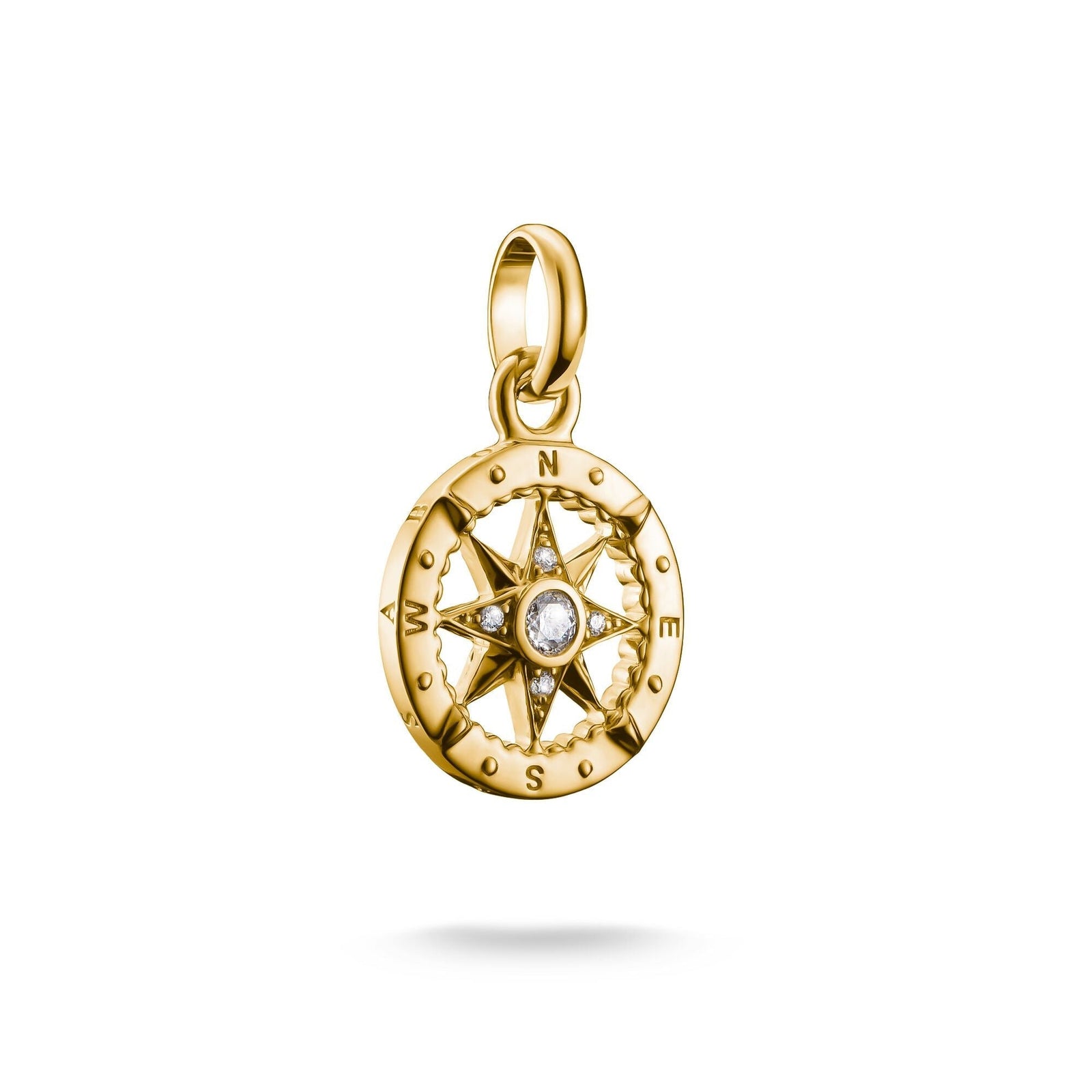 THOMAS SABO Connect Charm compass Gold - B & S Lyncris Jewellers