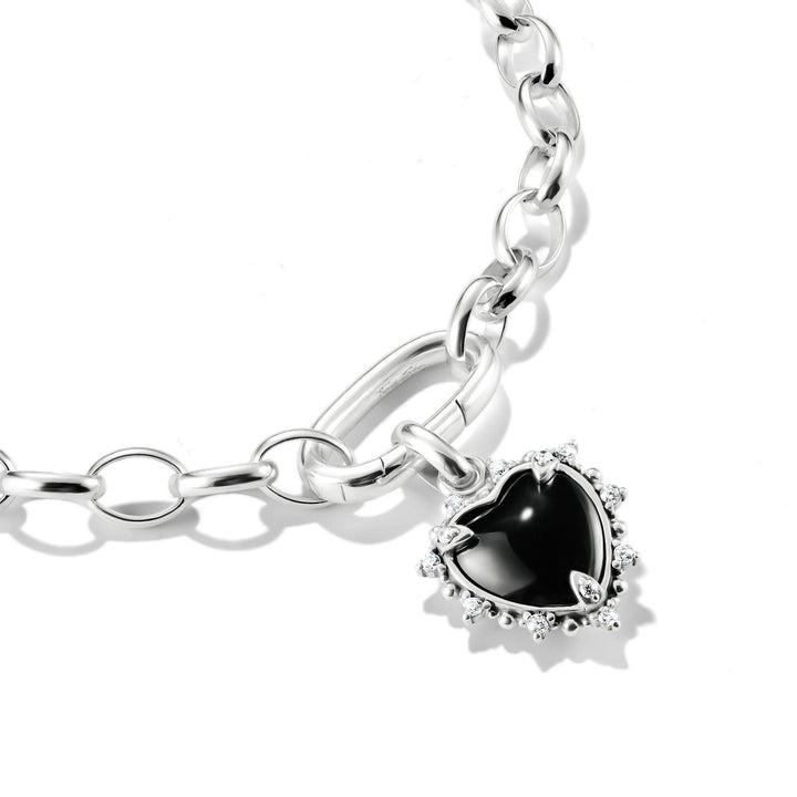 THOMAS SABO Connect Charm Black Vintage Heart