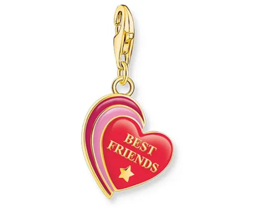 THOMAS SABO Charm Pendant in Heart-Shape with Engraving