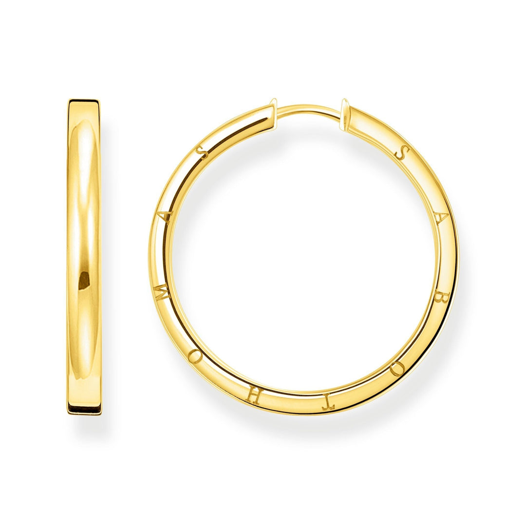 THOMAS SABO Hoop earrings large gold