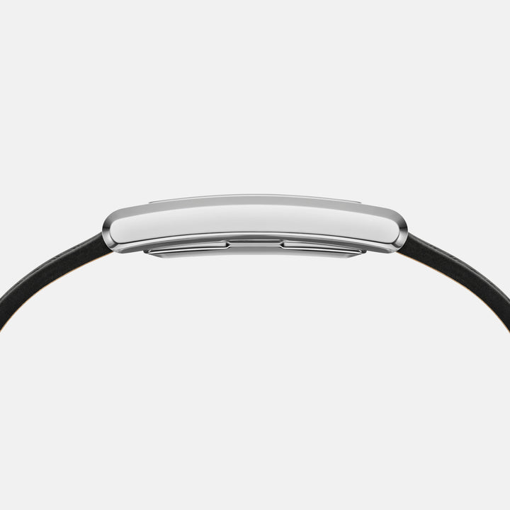 Daniel Wellington Bound 35x24 Black Croc Leather S White Watch