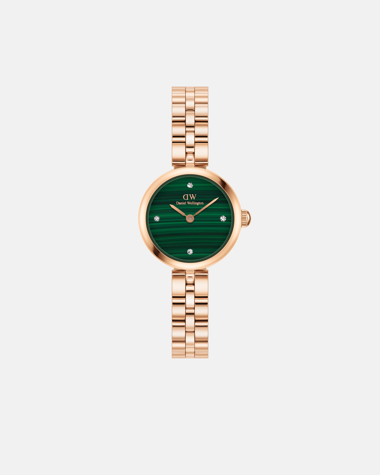 Daniel Wellington Elan Jewellery Watch 22 RG Real Malachite Watch - B & S Lyncris Jewellers