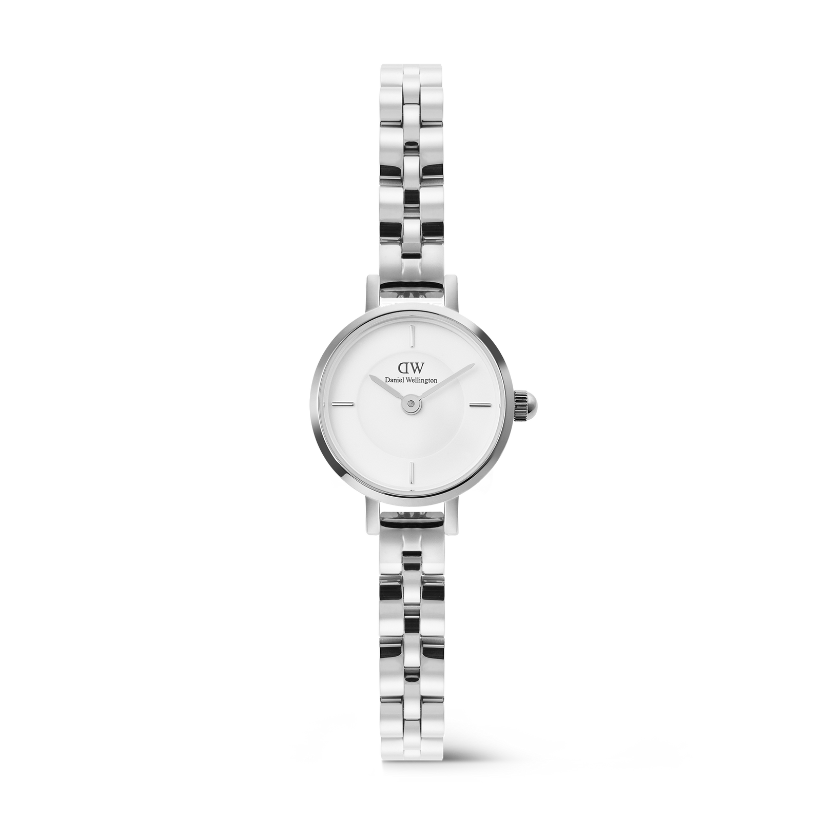Daniel Wellington Petite Mini Arch 3-link White Silver - B & S Lyncris Jewellers
