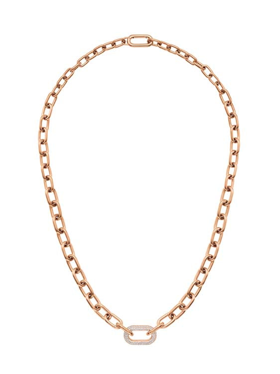 Daniel Wellington Crystal Link Necklace RG - B &amp; S Lyncris Jewellers
