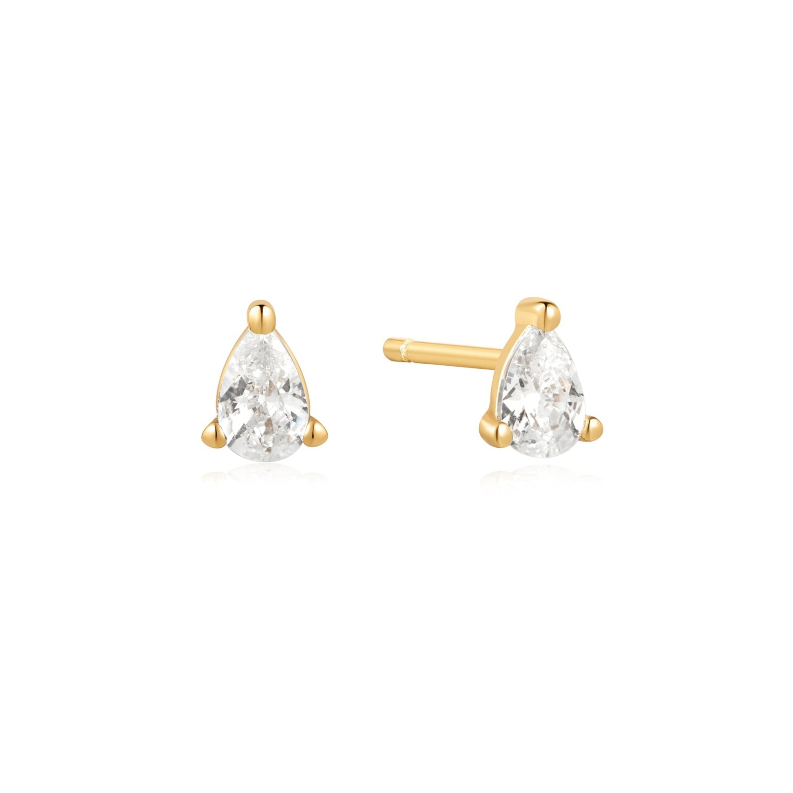 Ania Haie Gold Pear Studs - B & S Lyncris Jewellers