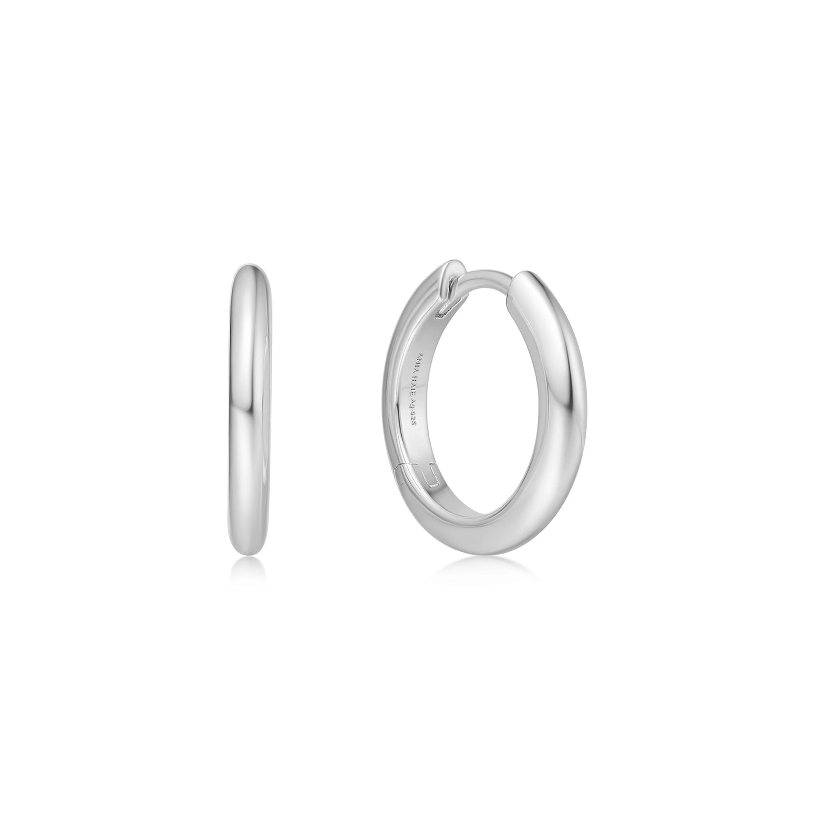 Ania Haie Silver Tube Small Huggie Hoop Earrings - B & S Lyncris Jewellers