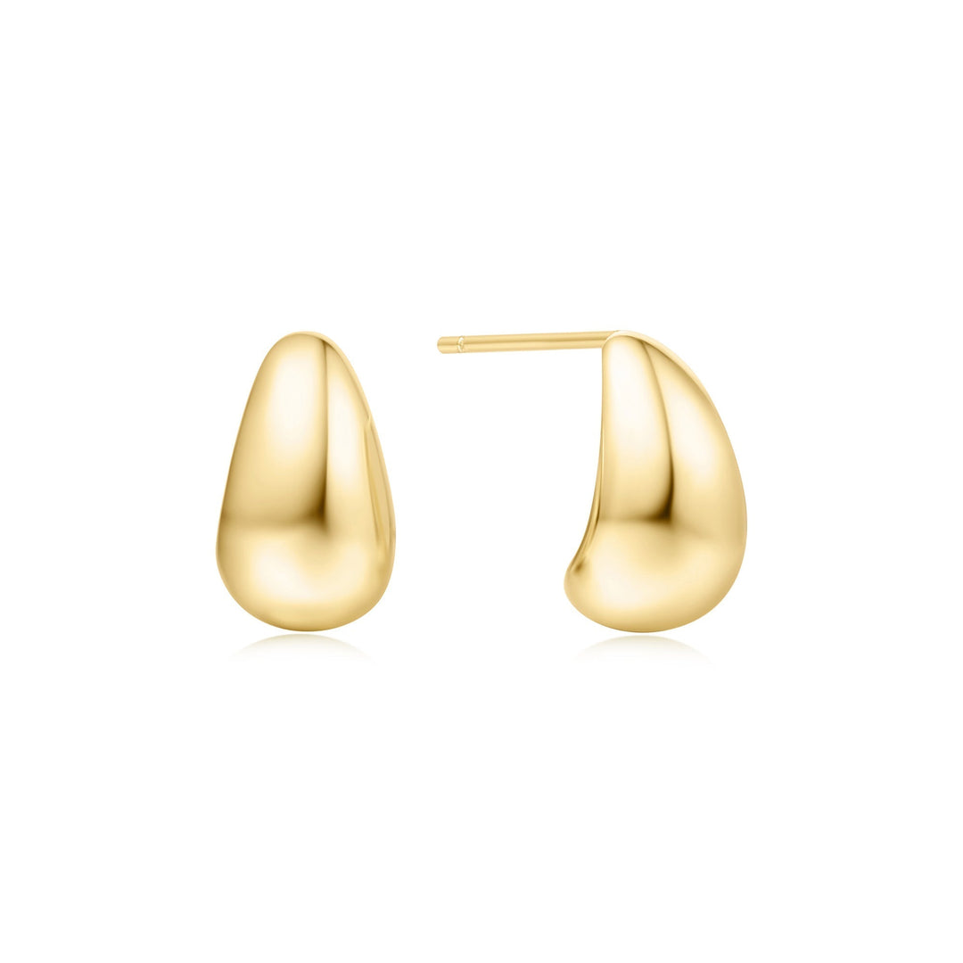 Ania Haie Gold Small Dome Hoop Earrings - B &amp; S Lyncris Jewellers