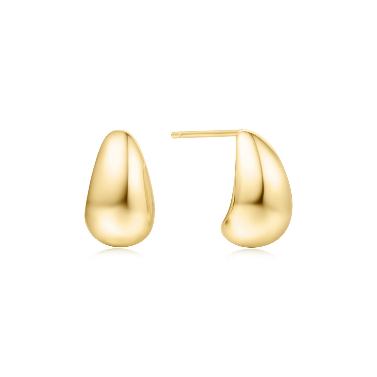Ania Haie Gold Small Dome Hoop Earrings - B & S Lyncris Jewellers
