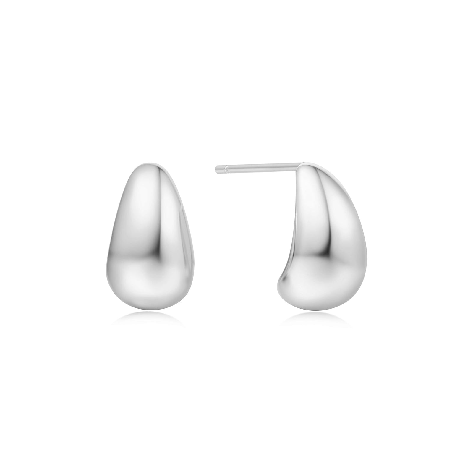 Ania Haie Silver Small Dome Hoop Earrings - B & S Lyncris Jewellers