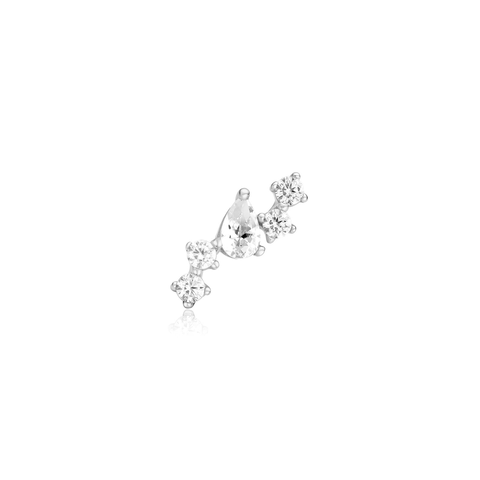 Ania Haie Silver Constellation Barbell Single Earring - B & S Lyncris Jewellers