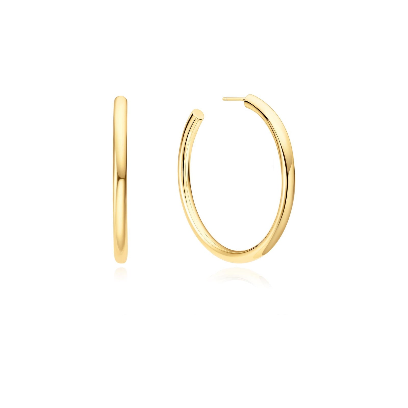 Ania Haie Gold Classic Tube Oversized Hoop Earrings - B & S Lyncris Jewellers
