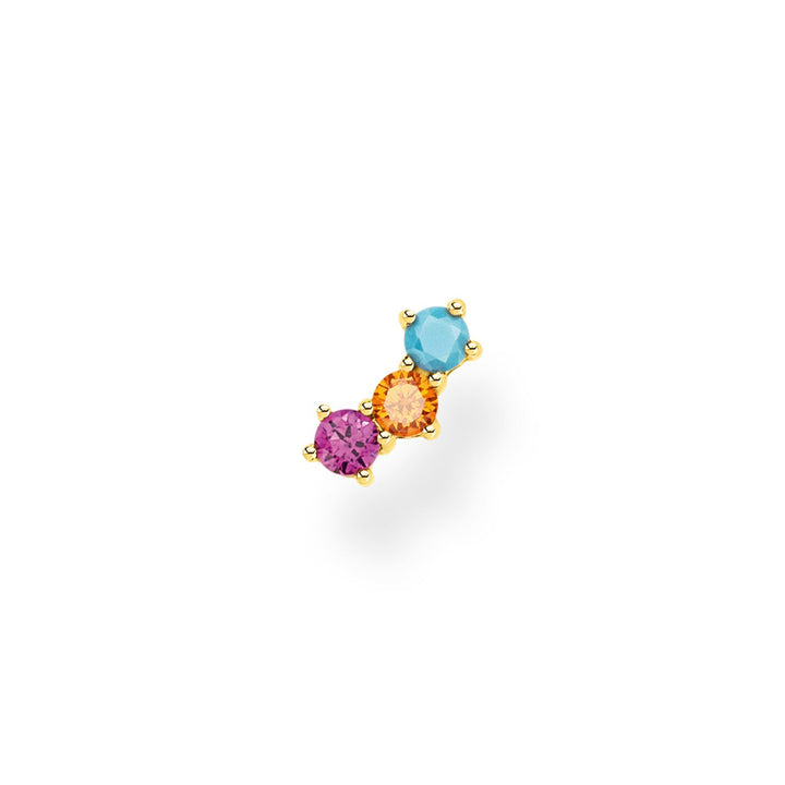THOMAS SABO Ear Stud Colourful Stones (Single)