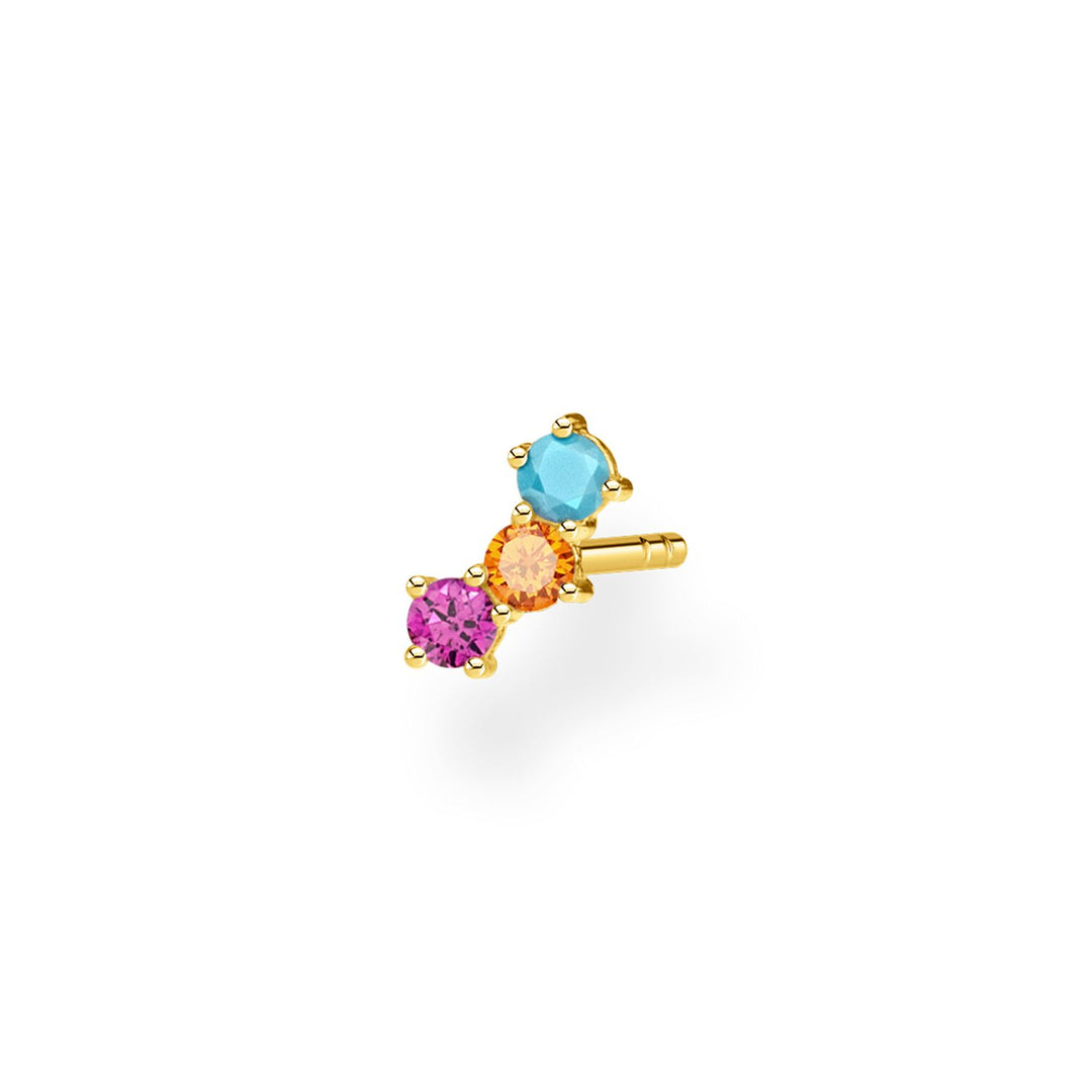 THOMAS SABO Ear Stud Colourful Stones (Single)