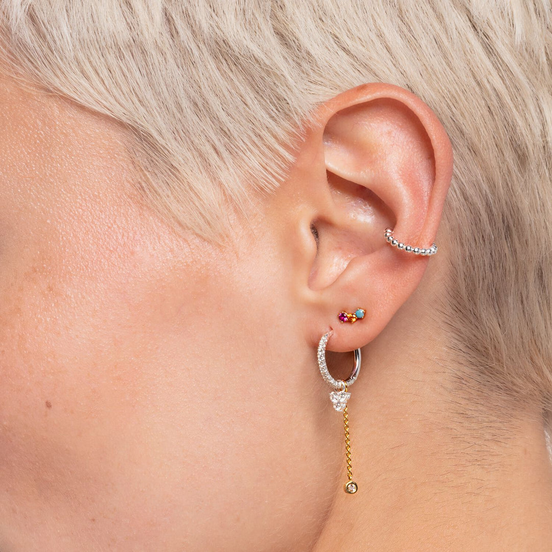 THOMAS SABO Ear Stud Colourful Stones (Single)