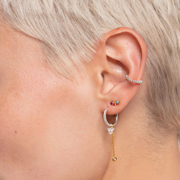 THOMAS SABO Ear Stud Colourful Stones (Single)