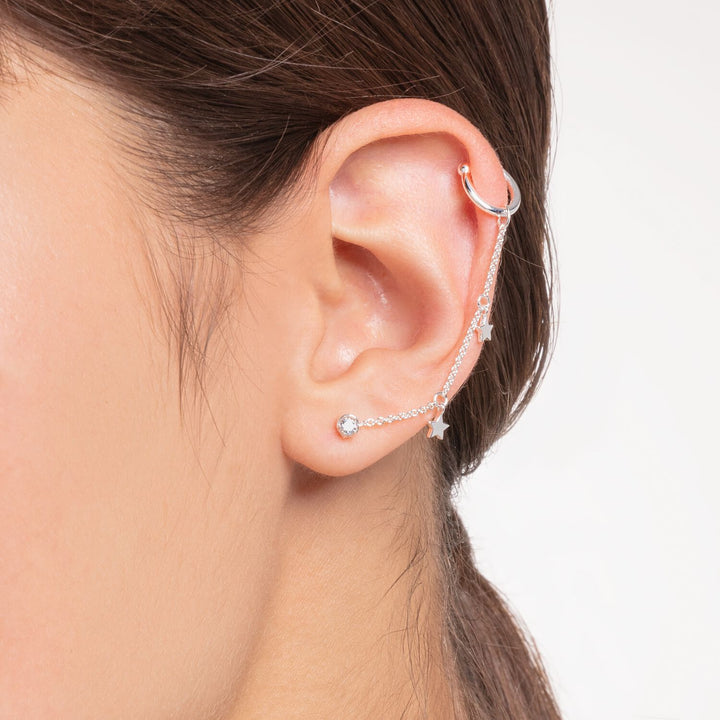 THOMAS SABO Ear Stud White Stone (Single)