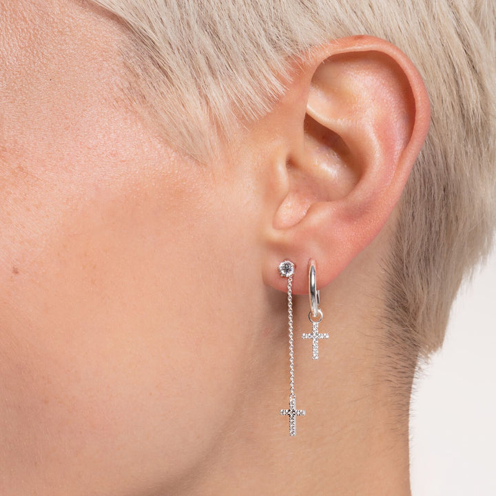 THOMAS SABO Ear Stud White Stone (Single)