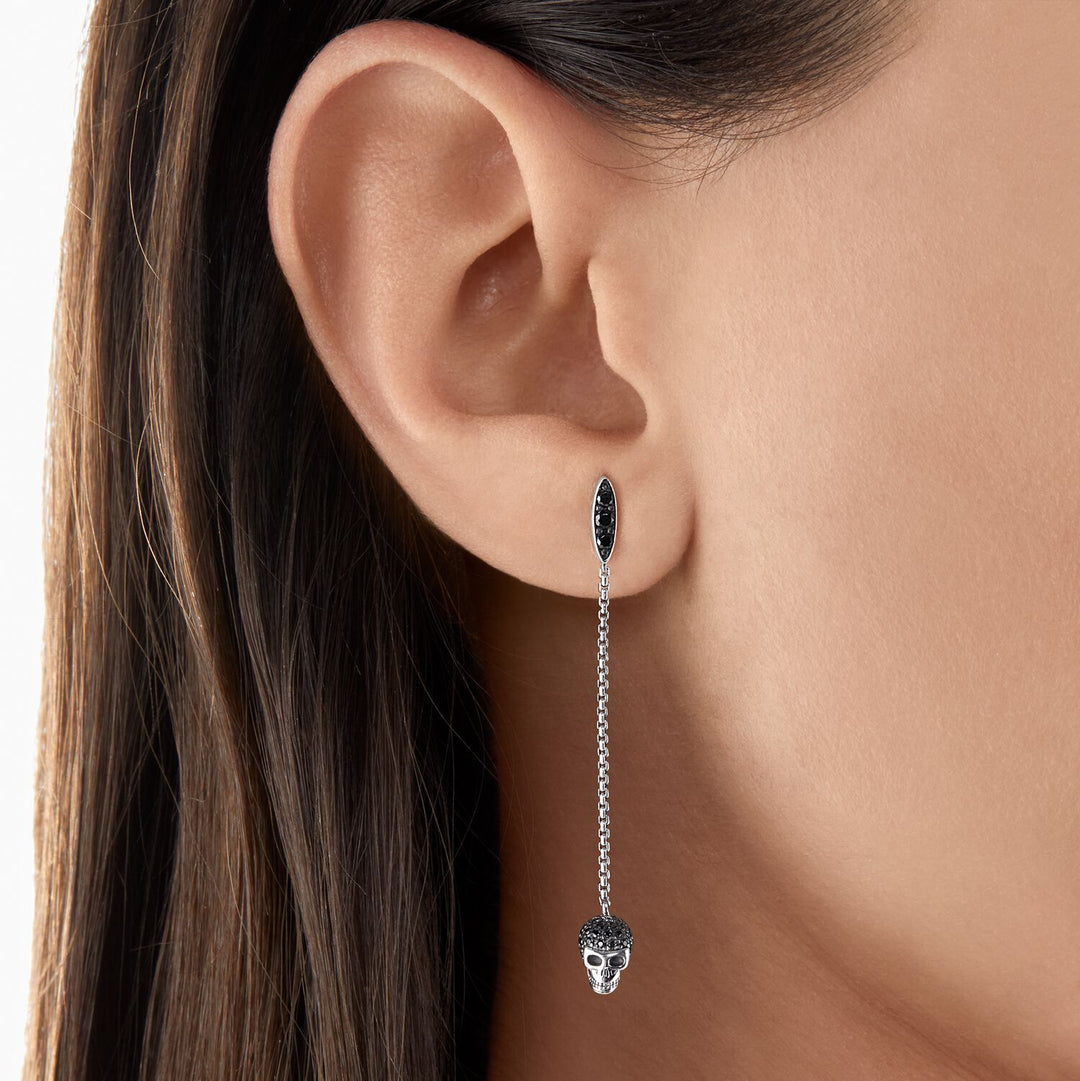 THOMAS SABO Earrings Skull Silver