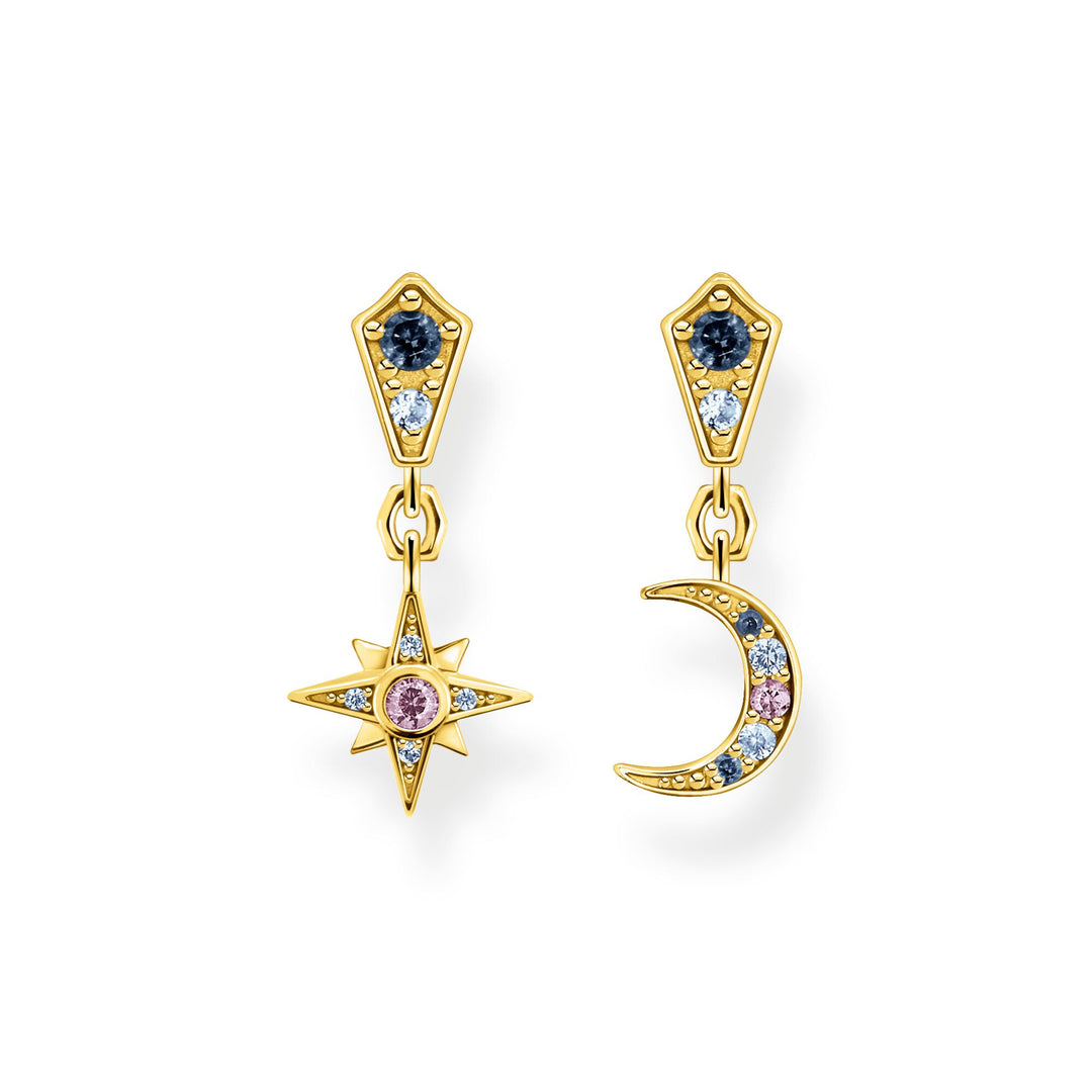 THOMAS SABO Earrings royalty star &amp; moon