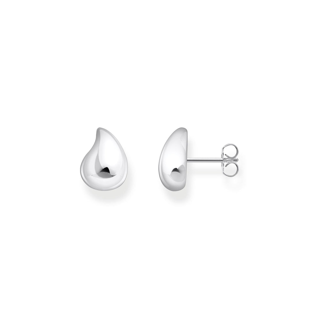 THOMAS SABO Ear studs in organic shape silver - B &amp; S Lyncris Jewellers