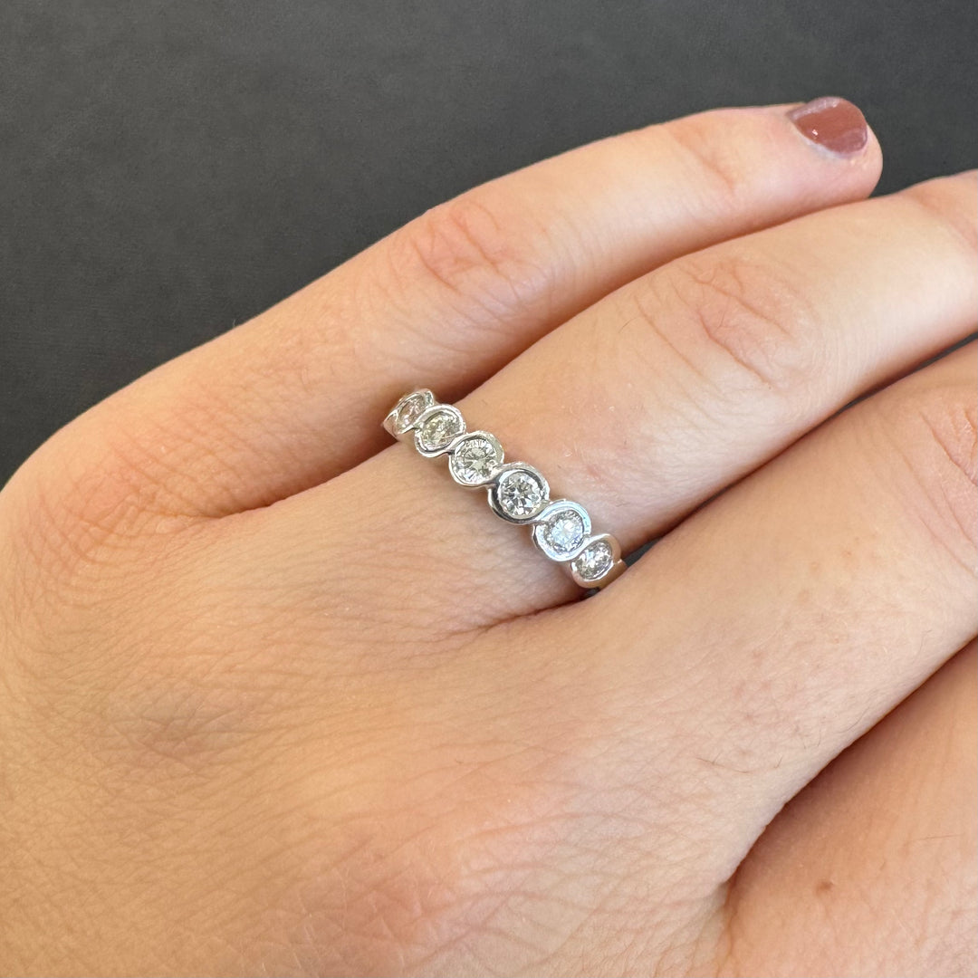 18ct White Gold Diamond Eternity Ring