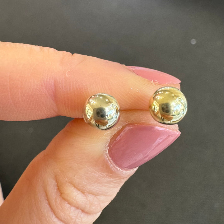 9ct Yellow Gold Ball Stud Earrings