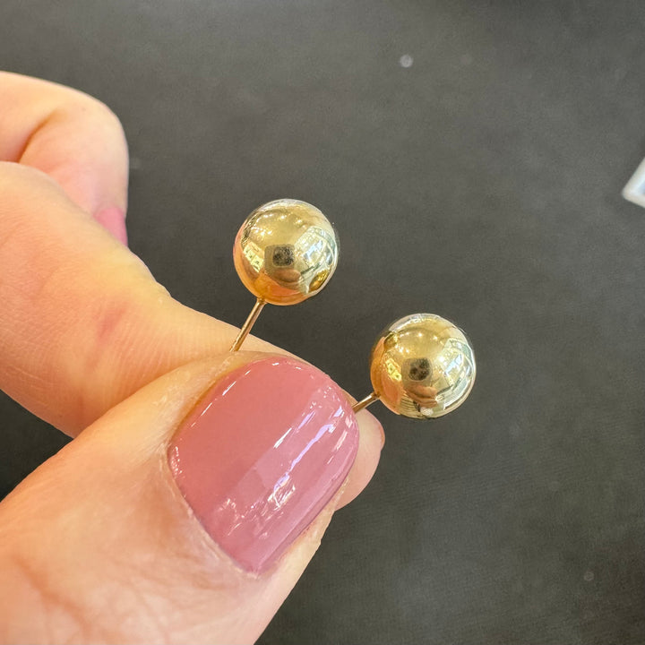 9ct Yellow Gold Ball Stud Earrings