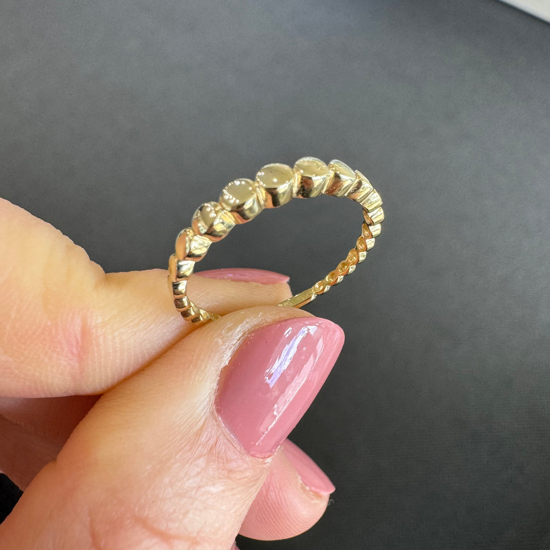 9ct Yellow Gold Circles Ring