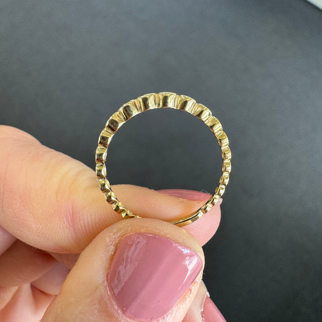 9ct Yellow Gold Circles Ring