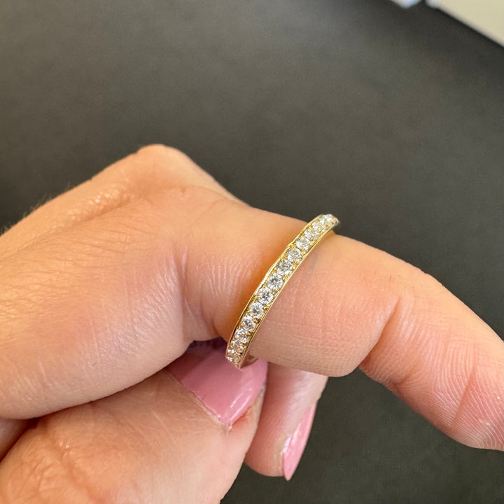 18ct Yellow Gold Diamond Eternity Ring