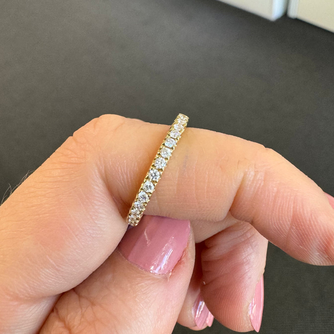 18ct Yellow Gold Diamond Eternity Ring