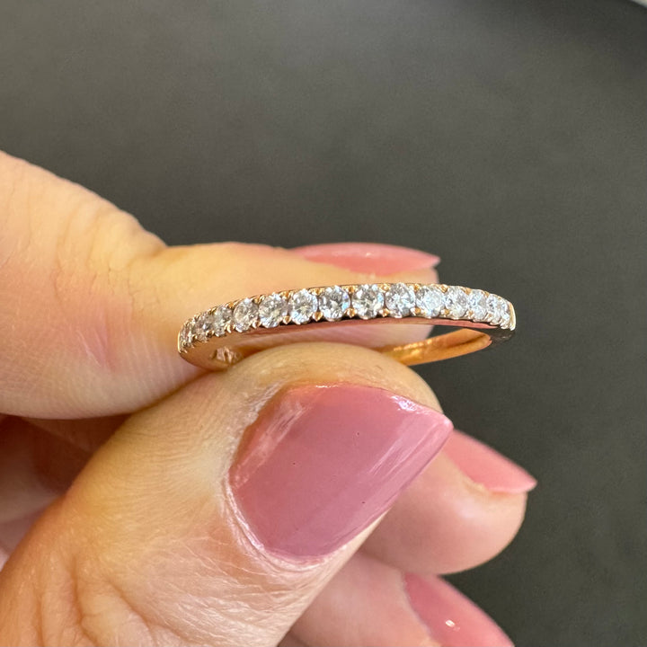 18ct Rose Gold Diamond Eternity Ring