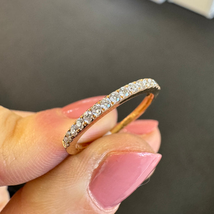 18ct Rose Gold Diamond Eternity Ring