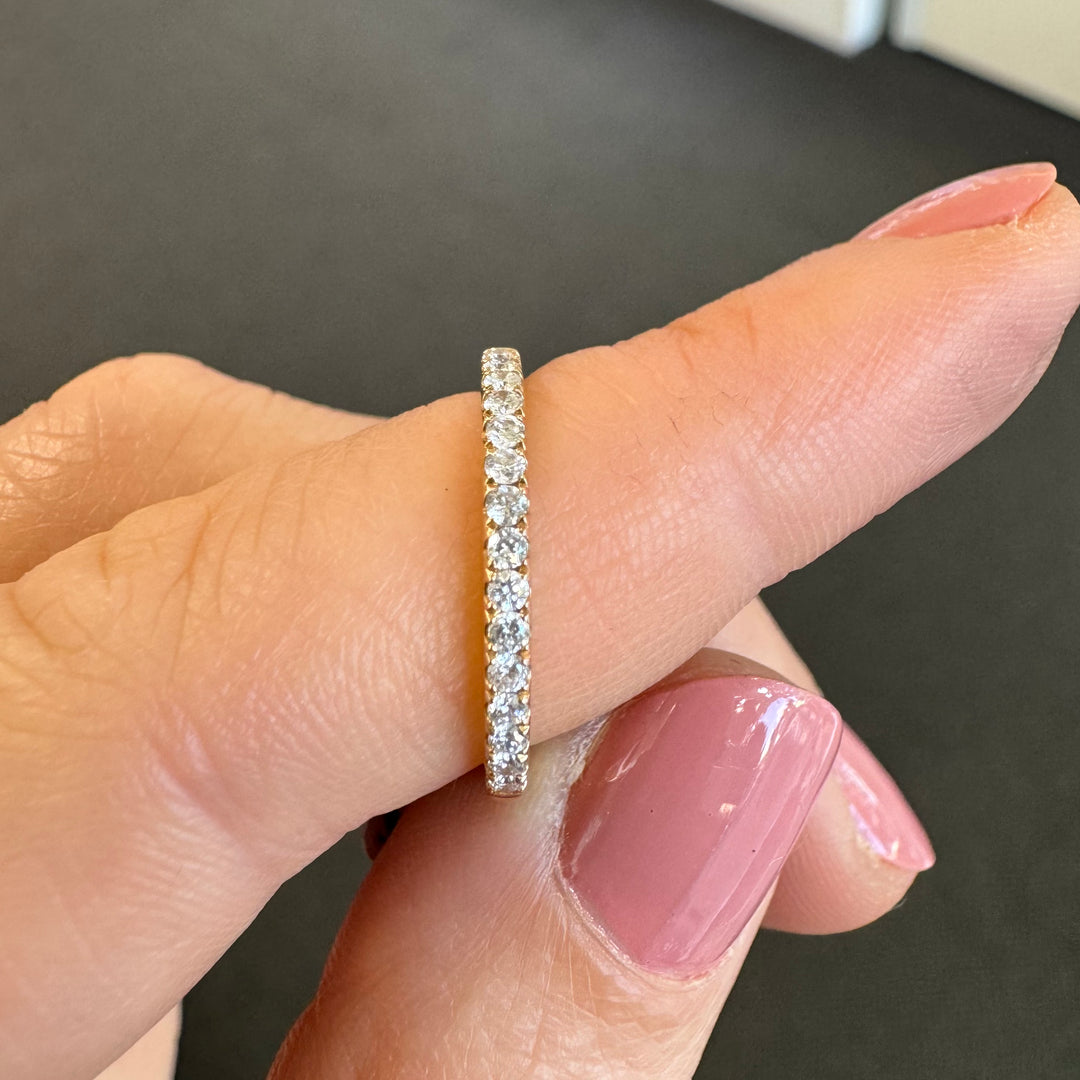 18ct Rose Gold Diamond Eternity Ring