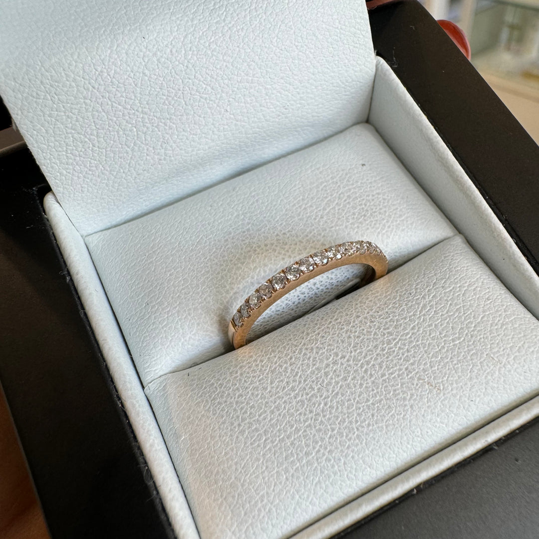 18ct Rose Gold Diamond Eternity Ring