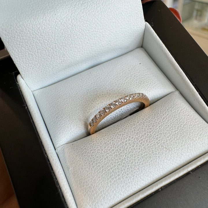 18ct Rose Gold Diamond Eternity Ring