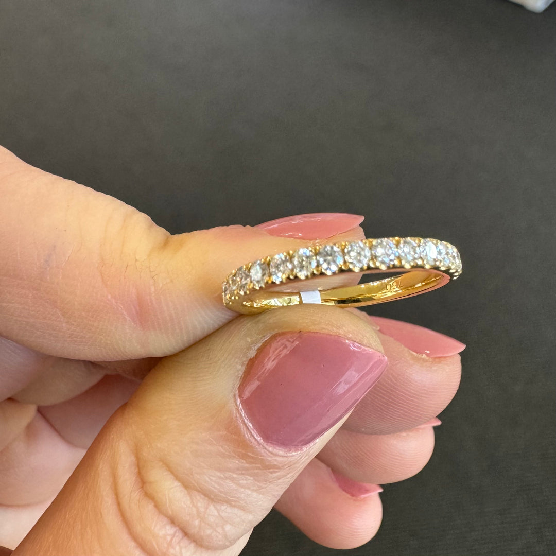 18ct Yellow Gold Diamond Eternity Ring – B S Lyncris Jewellers