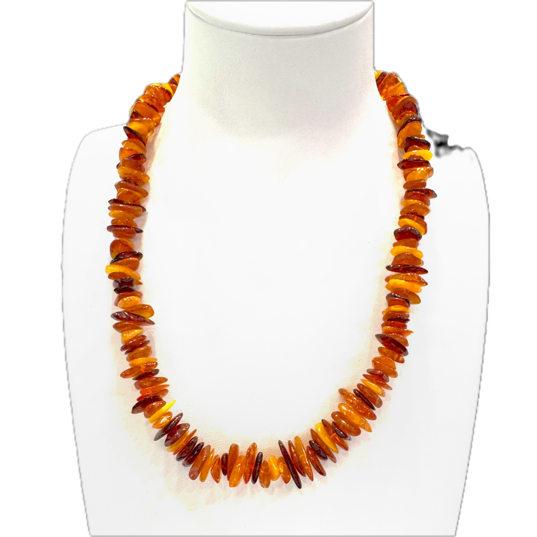Baltic Amber Jagged Necklace