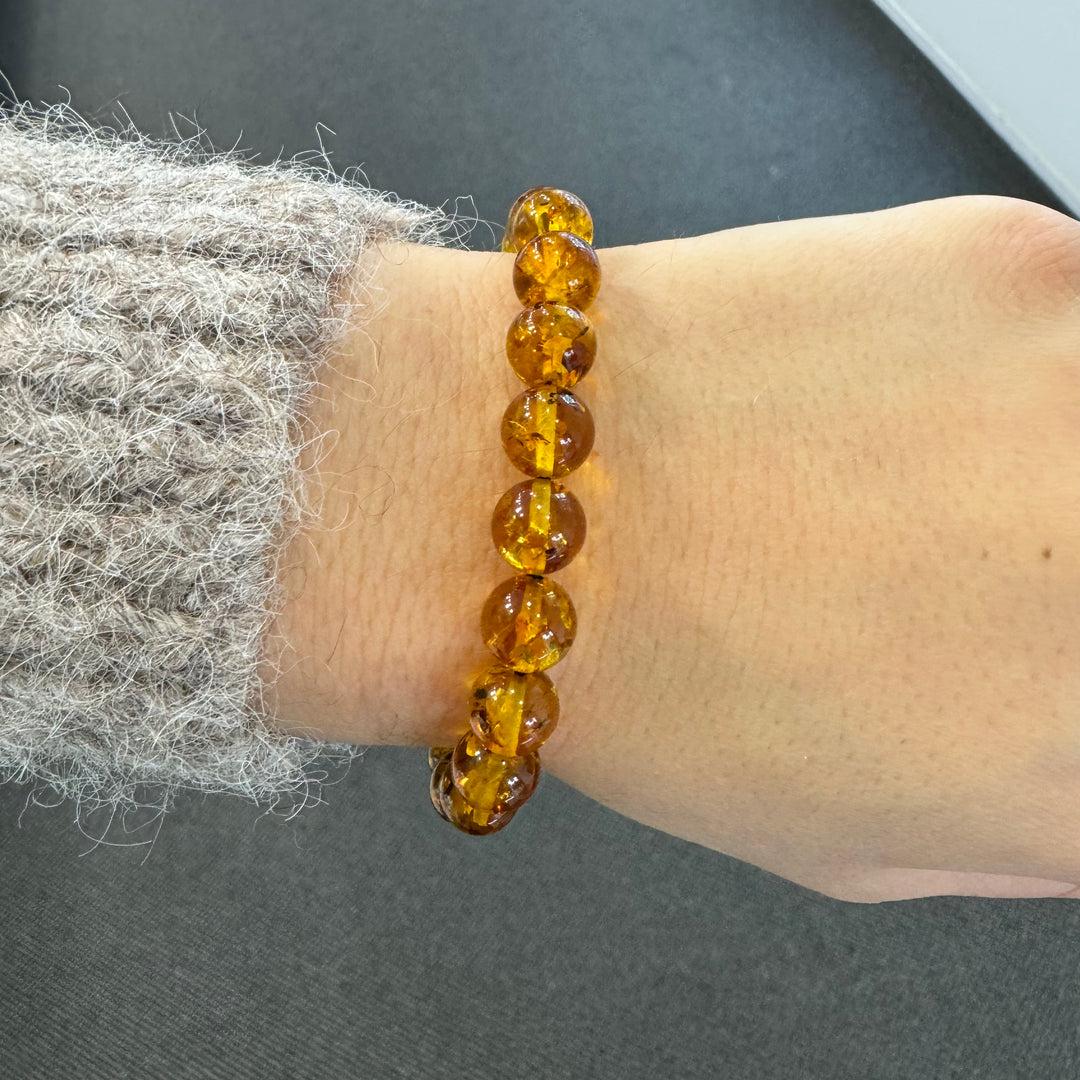 Baltic Amber Ball Bracelet