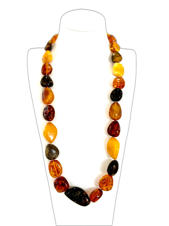 Baltic Amber Multi-Colour Necklace