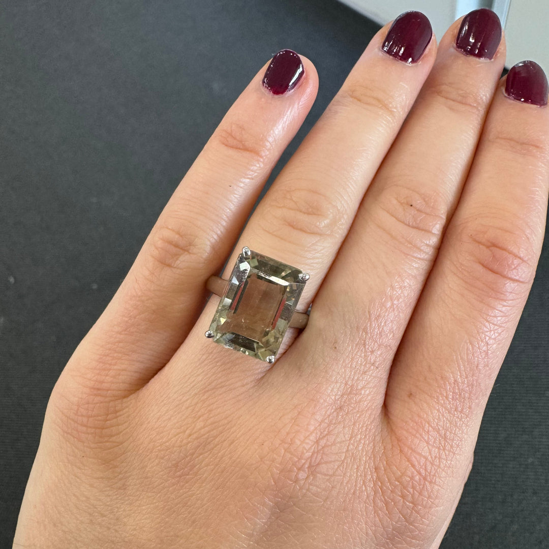 Sterling Silver Smokey Quartz Ring