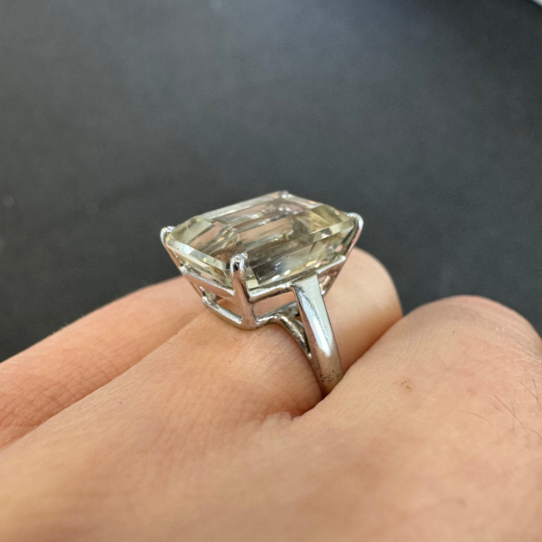 Sterling Silver Smokey Quartz Ring