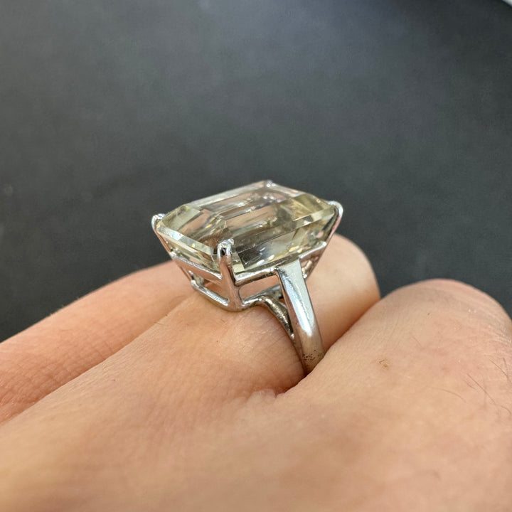 Sterling Silver Smokey Quartz Ring