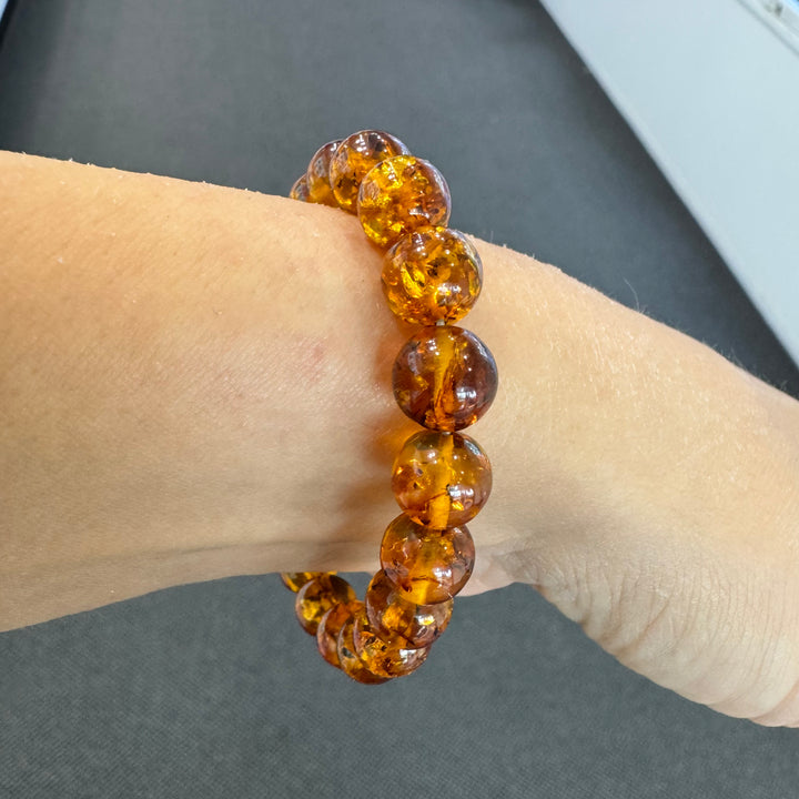 Baltic Amber Ball Bracelet