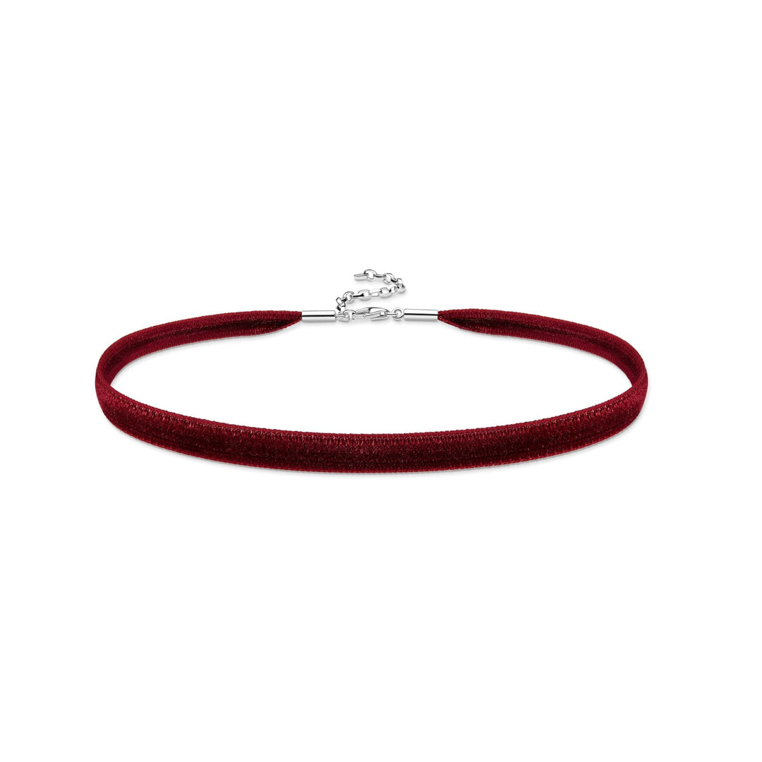THOMAS SABO Red velvet choker - B &amp; S Lyncris Jewellers