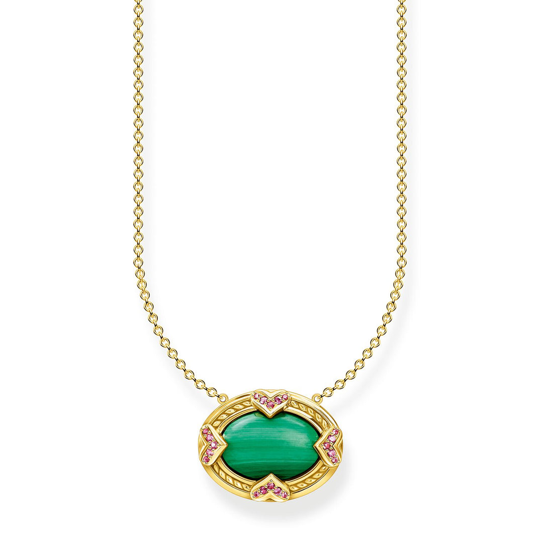 THOMAS SABO Necklace Green Stone