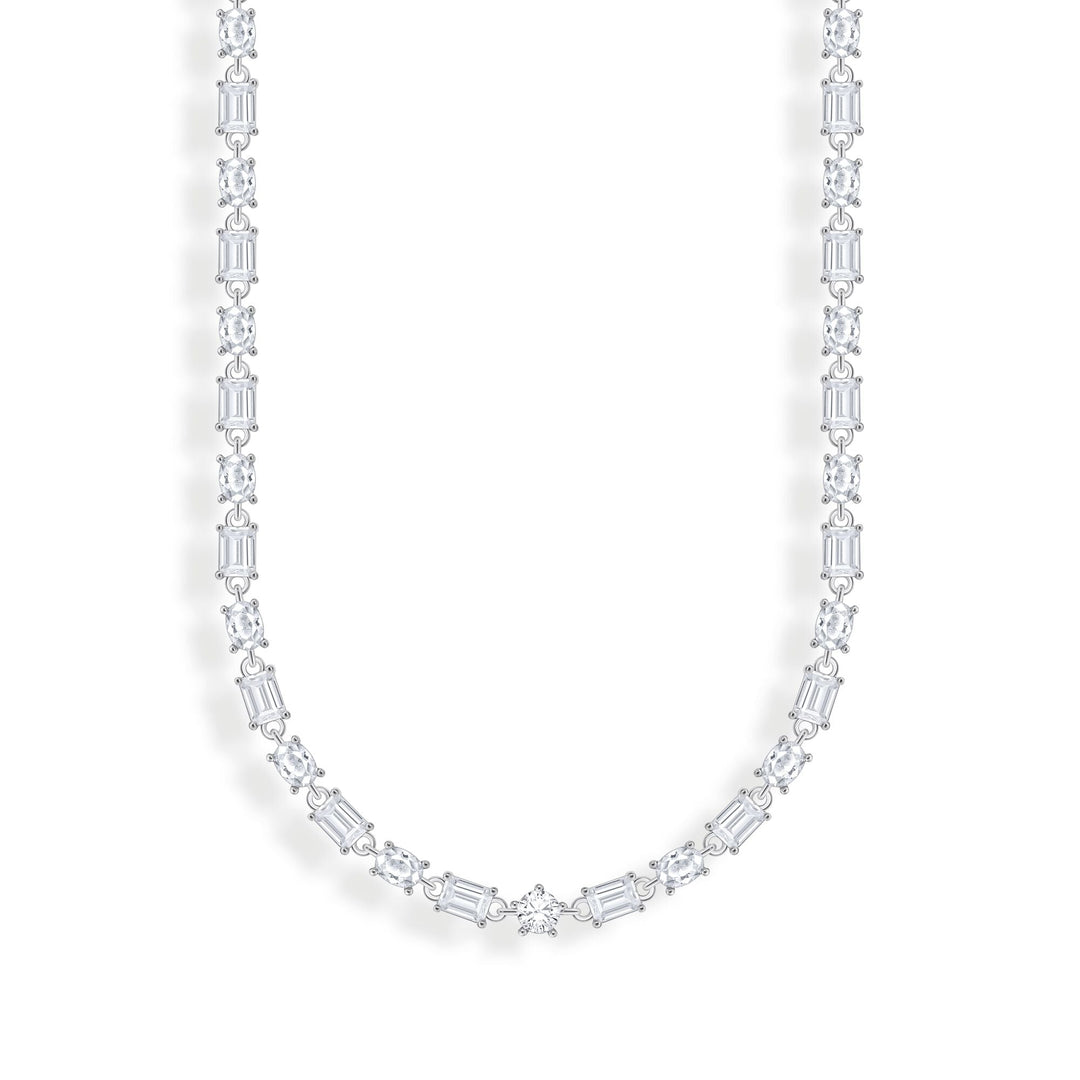 THOMAS SABO Choker necklace with white zirconia - B &amp; S Lyncris Jewellers